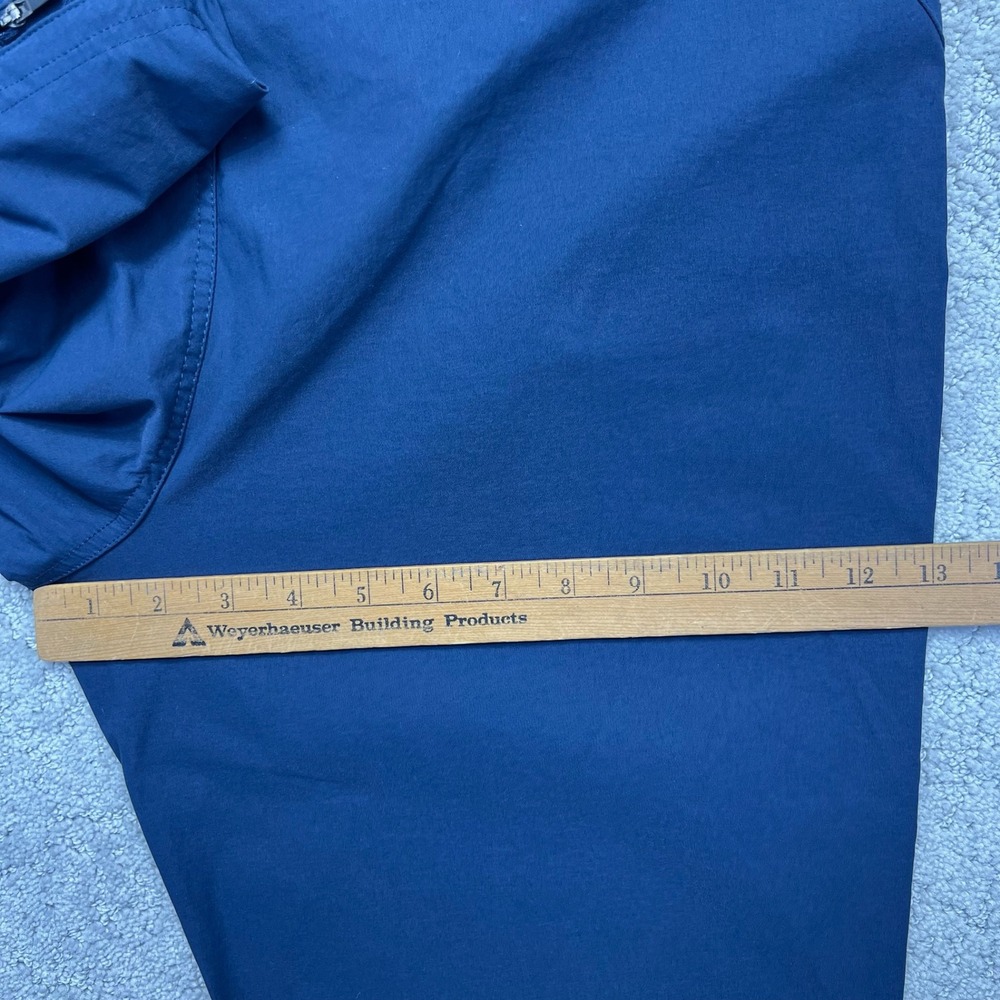 Eddie Bauer Pants Womens Size 12 Navy Blue WR W Tech Capri Hiking Outdoor Casual - Picture 15 of 16